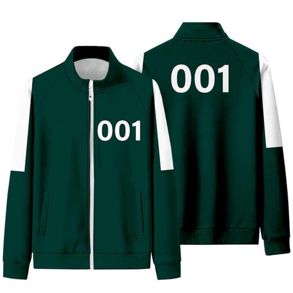 Squid game player jacket green
